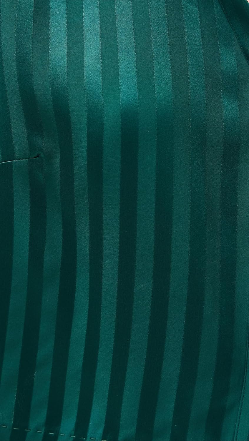 Lunya Women's Washable Silk Striped Jacquard High Rise Pant Set - Image 6