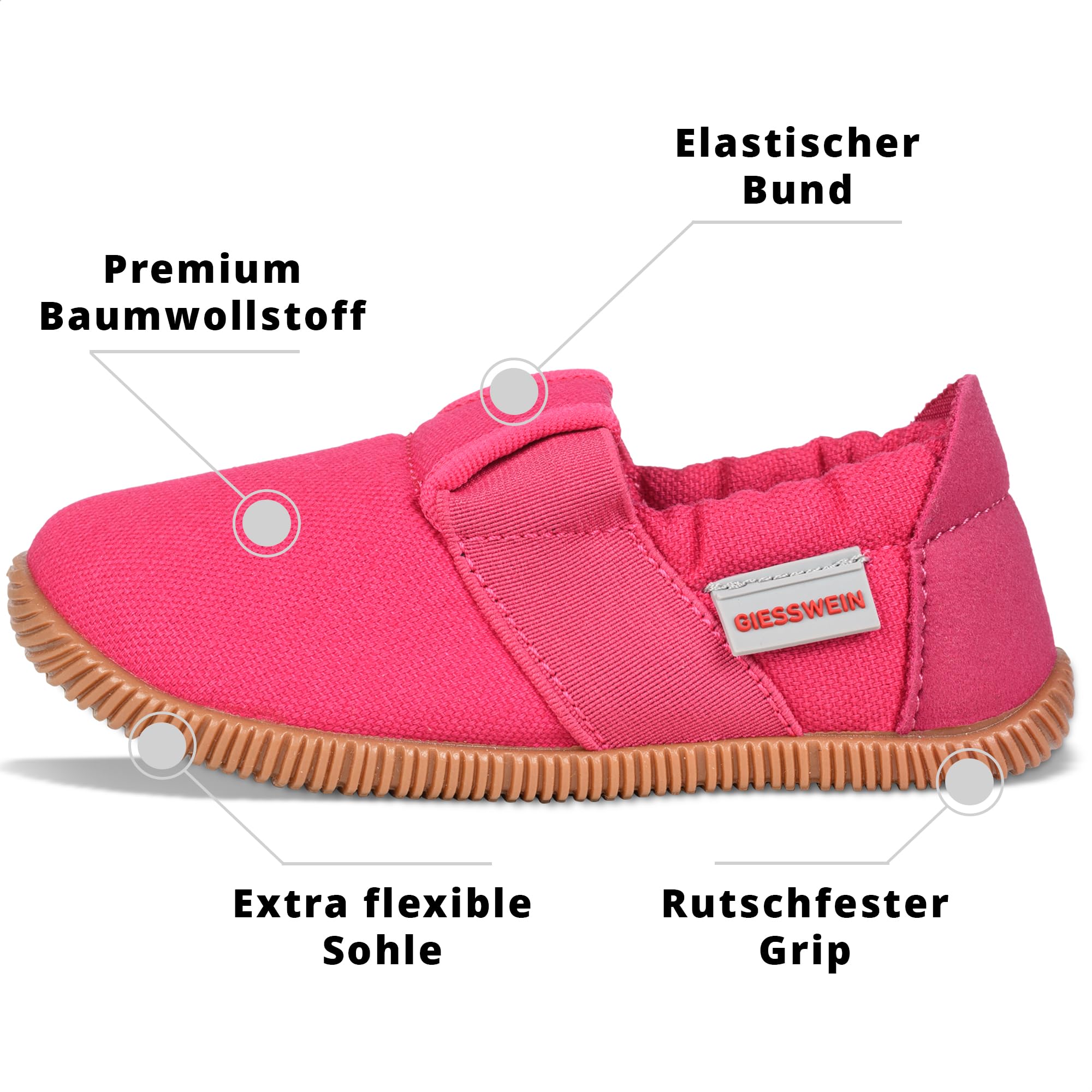 Giesswein Mixte Enfant Söll-Slim Fit Pantoufles Plates