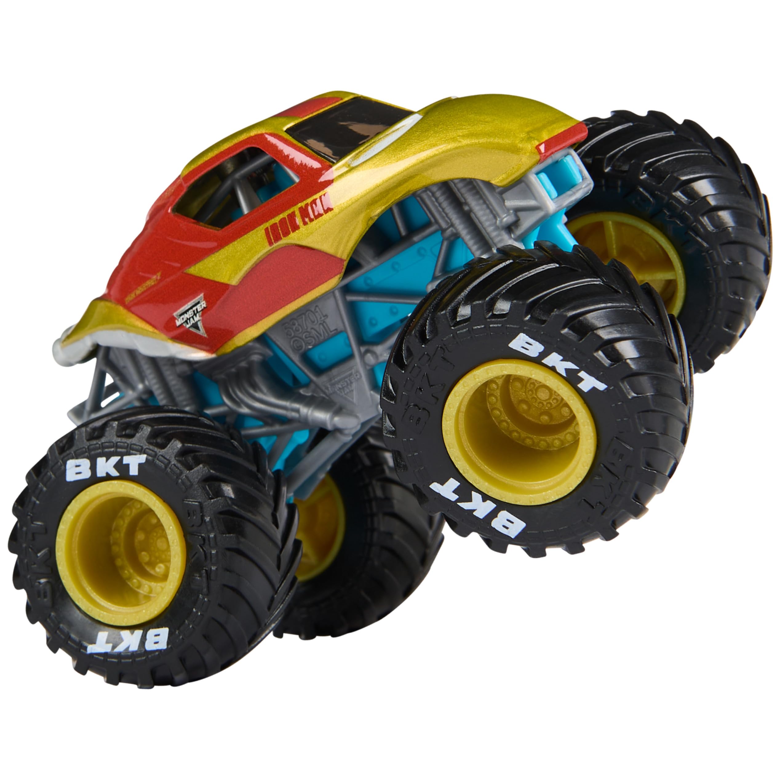 Monster Jam Zabawka samochód ciężarowy 1t64 Mrv2Pk IrnMnWarMchnM01