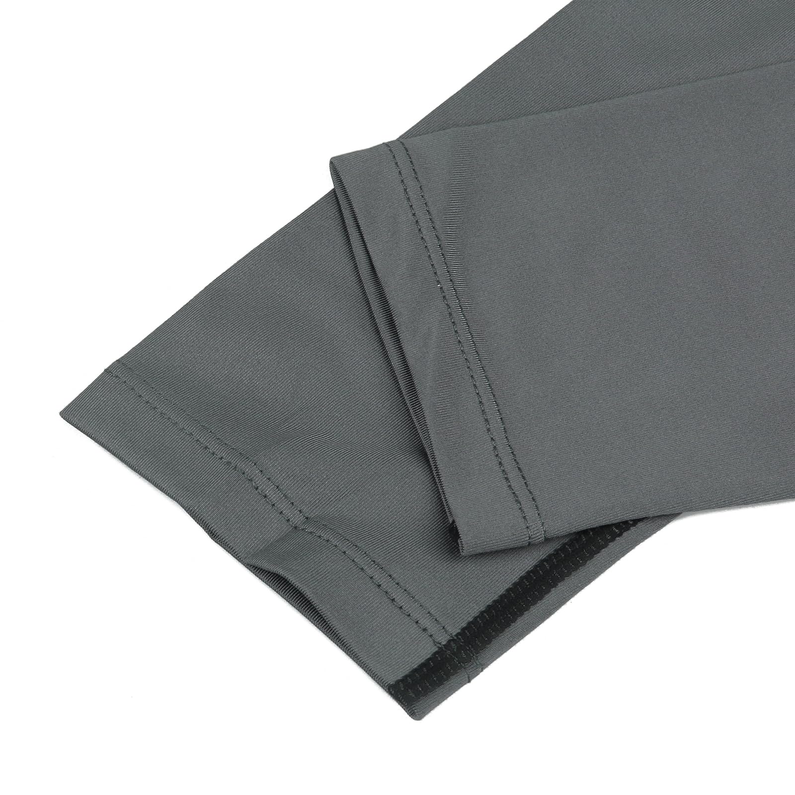 HomyComy Maglia a Compressione Uomo Maniche Lunga T-Shirt Running Maglia Sportiva da Ciclismo Fitness