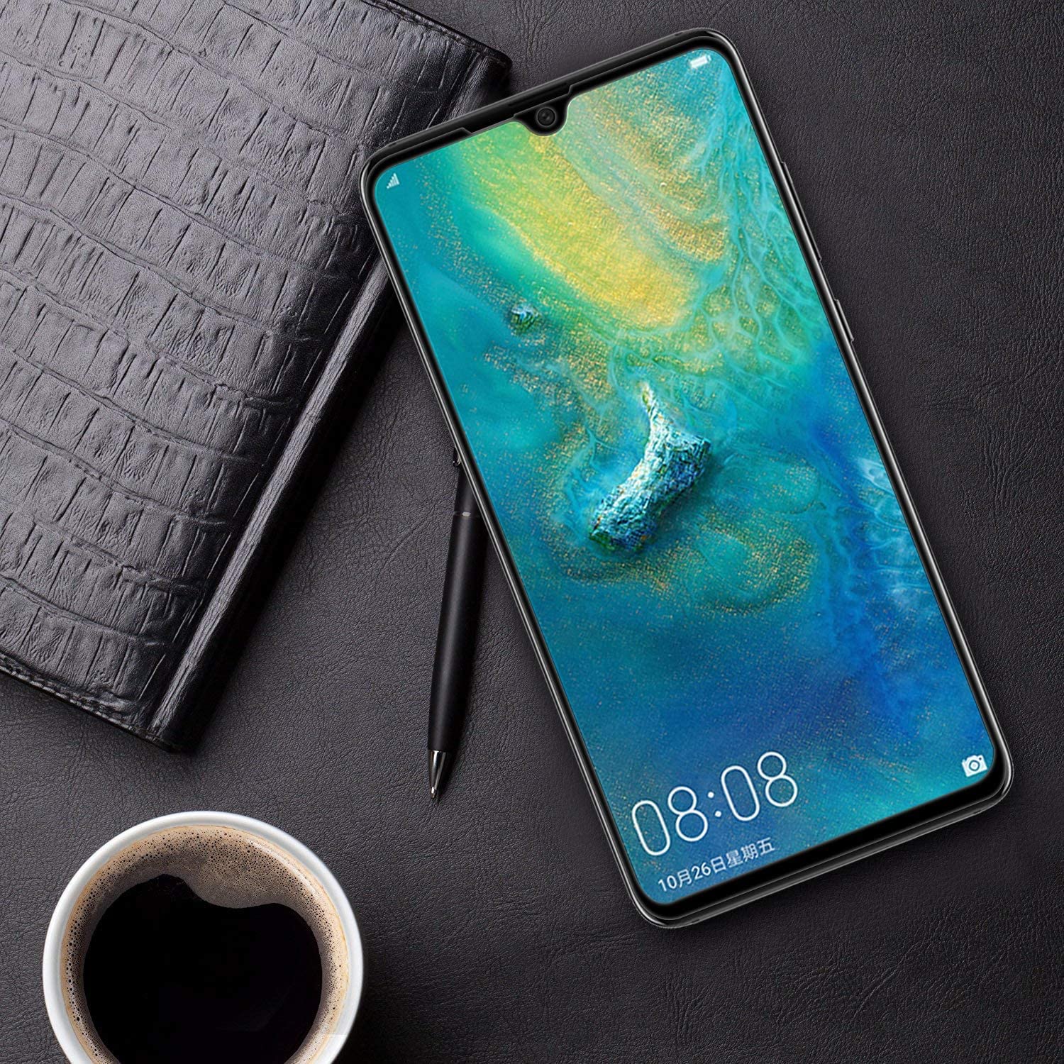 NEW'C 3 Pezzi, Vetro Temperato per Huawei Mate 9, Pellicola Prottetiva Anti Graffio, Anti-Impronte, Senza Bolle, Durezza 9H, 0,33mm Ultra Trasparente, Ultra Resistente