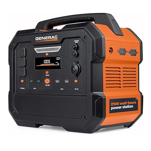 Generac 8026 GB2000 2106Wh Portable Power Station with Lithium-Ion Battery