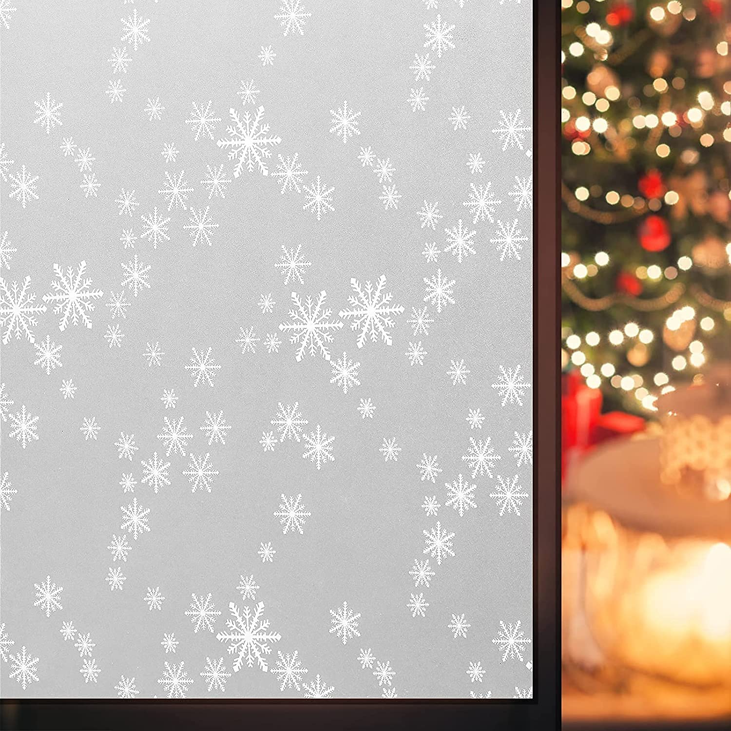 WALLMATE Vinyl Frosted Window Self Adhesive Privacy Glass Film for Office Glass Door Bathroom for Privacy (2 Feet by 3 Feet, Frosted) — Amazon image 18