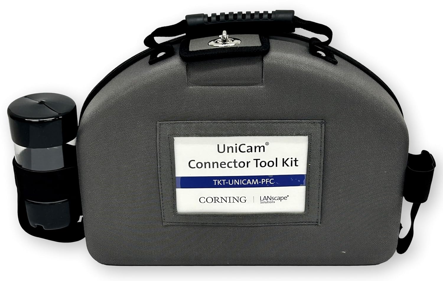 Corning TKT-UNICAM-PFC UniCam High-Performance Installation Toolkit LC, SC and ST Compatible; Terminates Single-Mode and Multimode Fibers; Includes Carrying Case