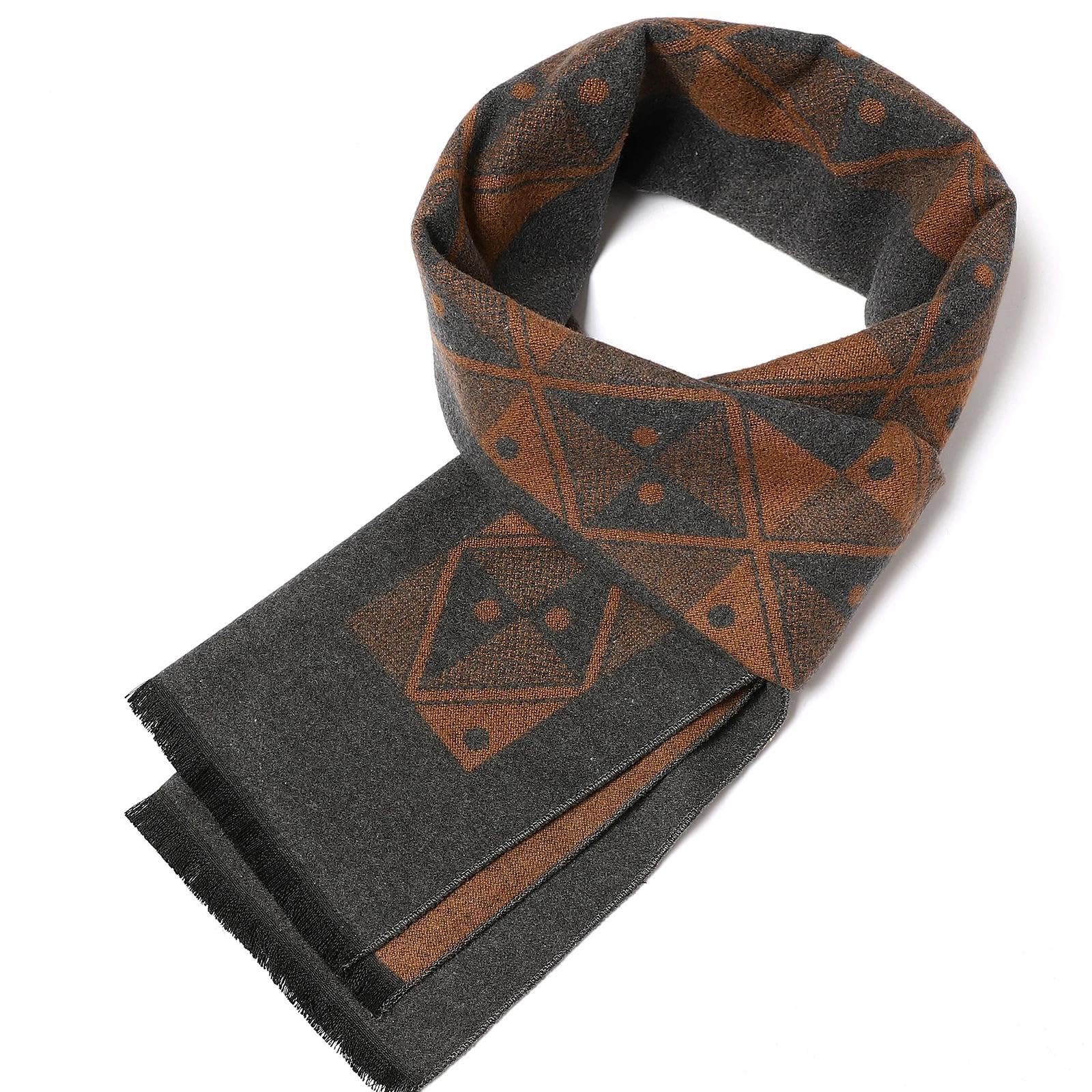 Écharpe écharpes châle châle automne mode longue écharpe classique à carreaux hommes écharpes hommes châles d'affaires châles hiver épais écharpe chaude
