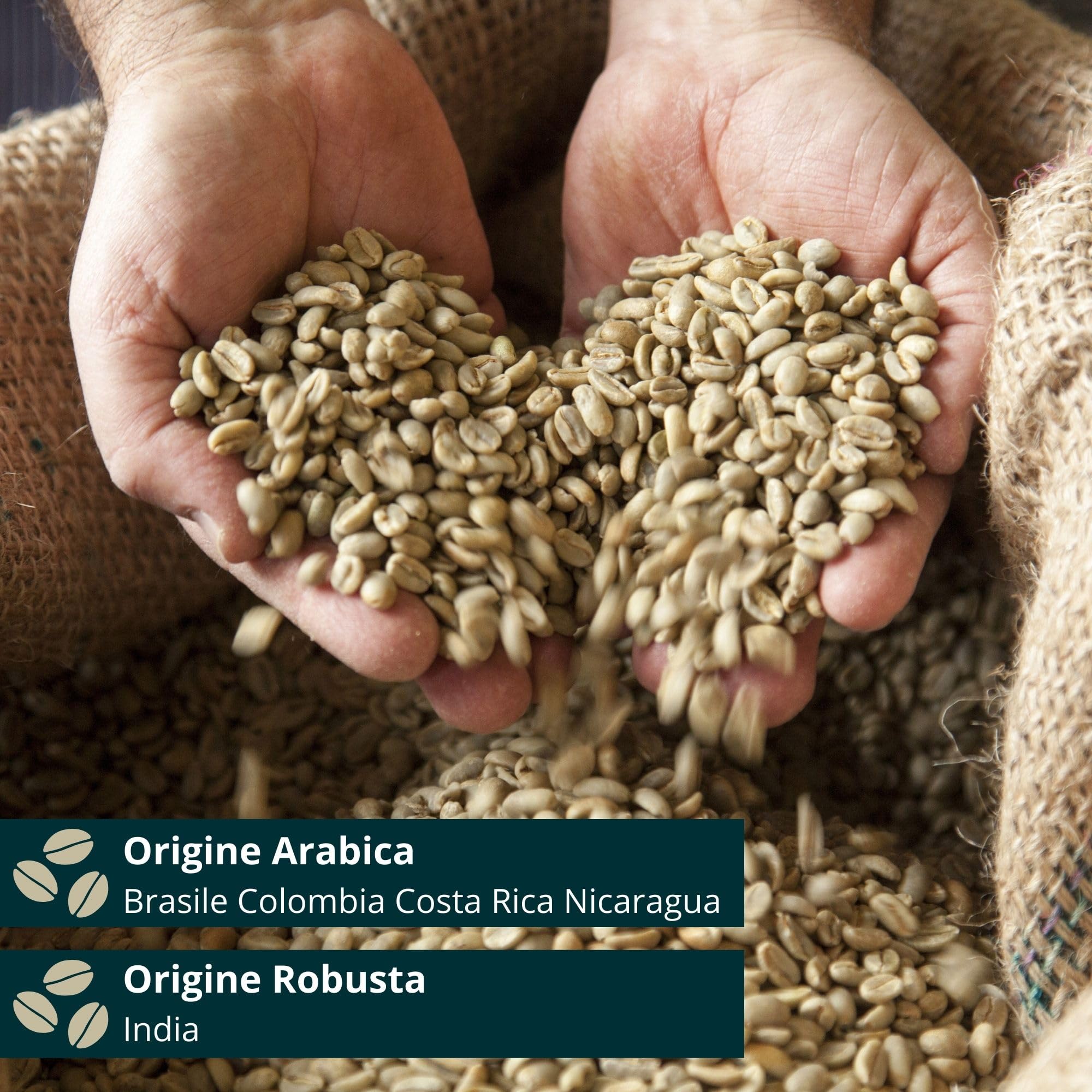 Caffè Europa - Caffe Macinato ottenuto attraverso Tostatura Artigianale, Caffe Cremoso Miscela Arabica, 4x250g (Decaffeinato Barattolo)