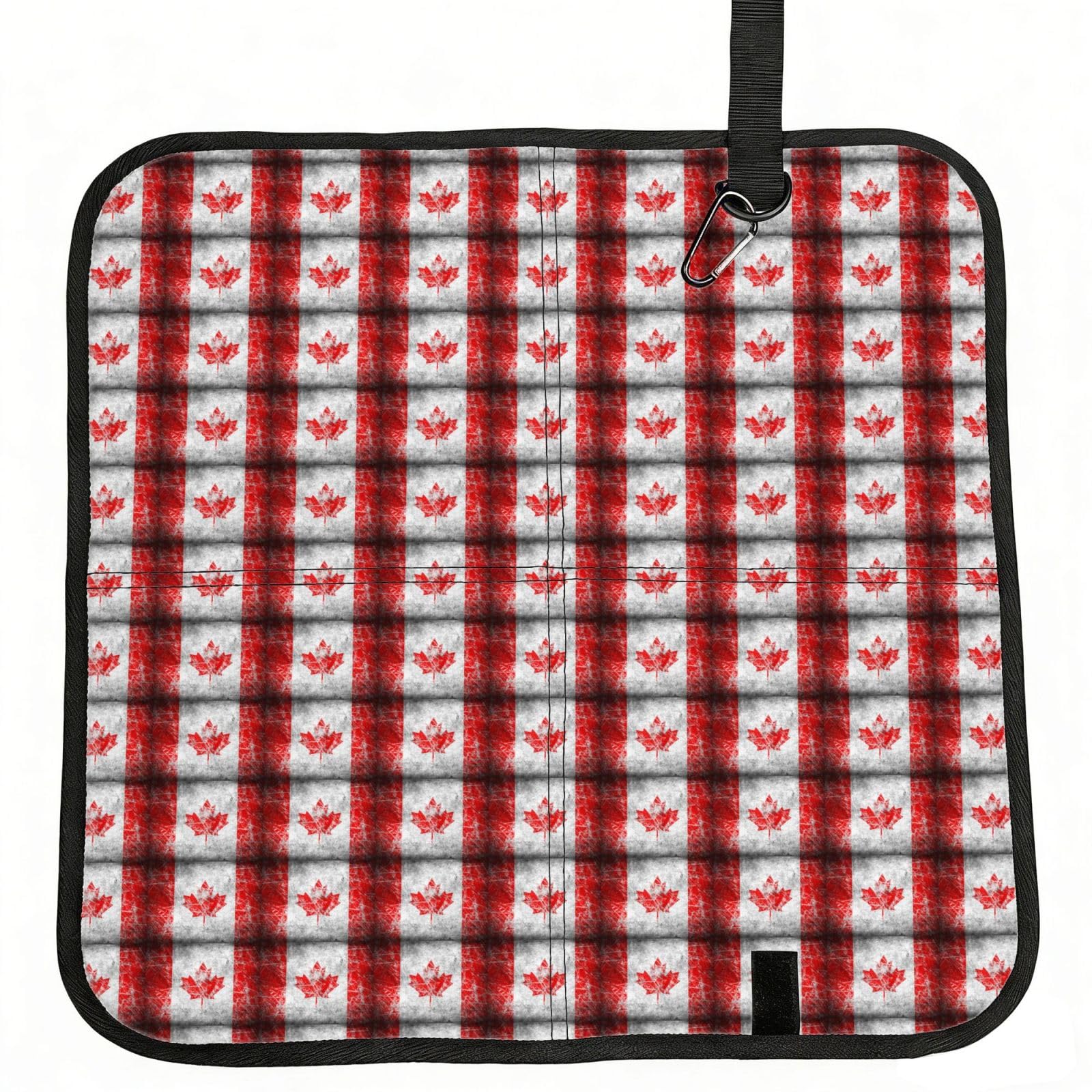 ERCgad Canada Flag Print Foldable Seat Cushion Portable Chair Pad Lightweight Travel Outdoor Office Home