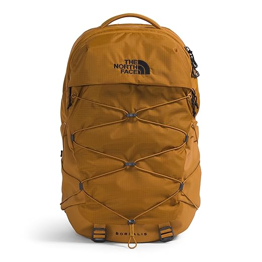 The North Face Borealis Commuter Laptop Backpack | Water Repellent Finish, 16" Laptop Sleeve, Large Main Compartment for Everyday Carry, Timber Tan/TNF Black, One Size