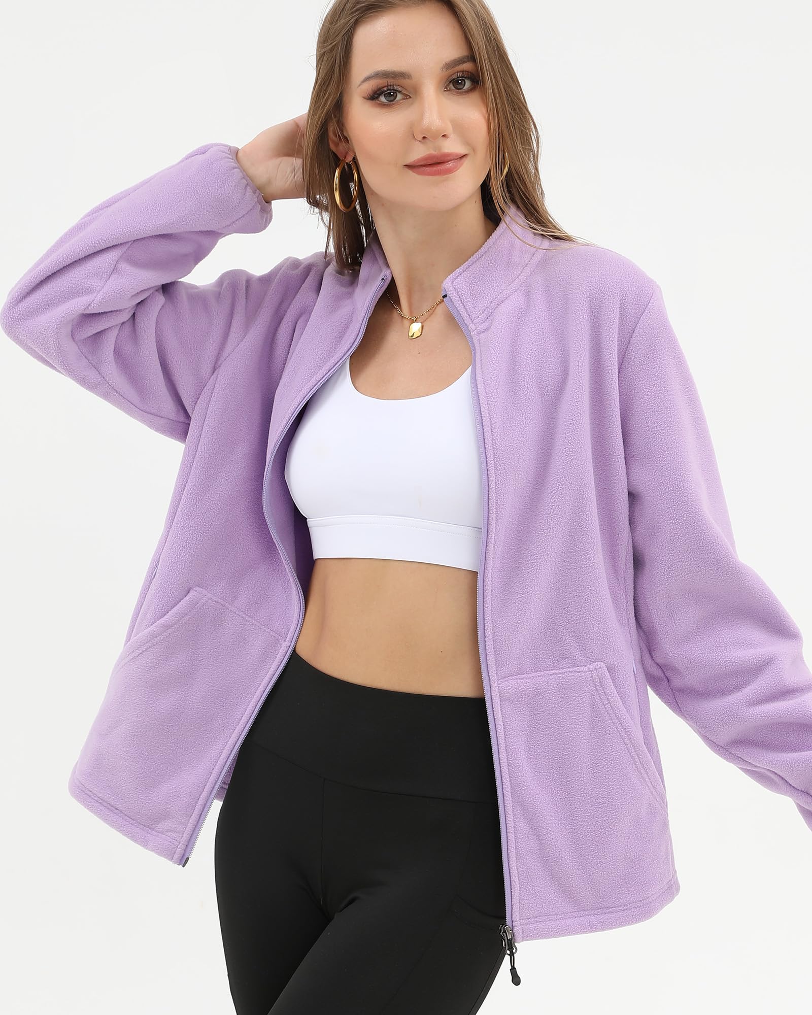 Argstar Veste polaire 6 poches pour femme (XS-2XL)