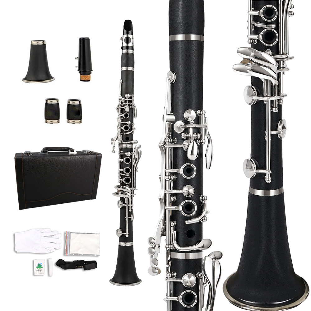 Amazon.com: Yinfente Professional Ebonite Clarinete G Key Clarinet