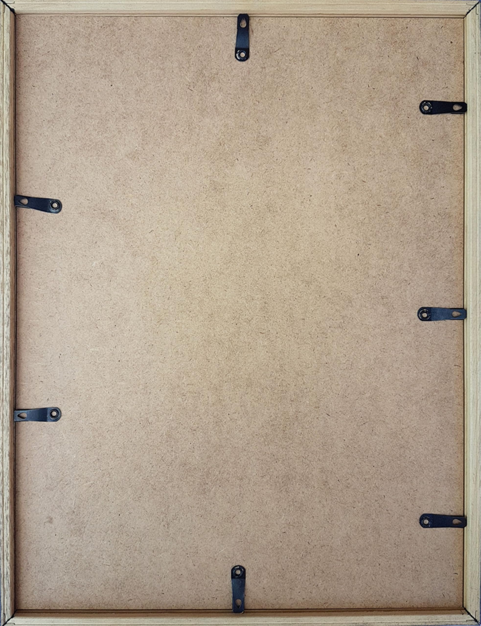 artissimo, PE6598-WR, Bilder-Rahmen 30x40cm mit Passepartout, Holz, Echtholz-Rahmen für Bilder Din A4 inkl. Passepartout, Außenmaß ca. 32x42cm, Farbe Schwarz Matt