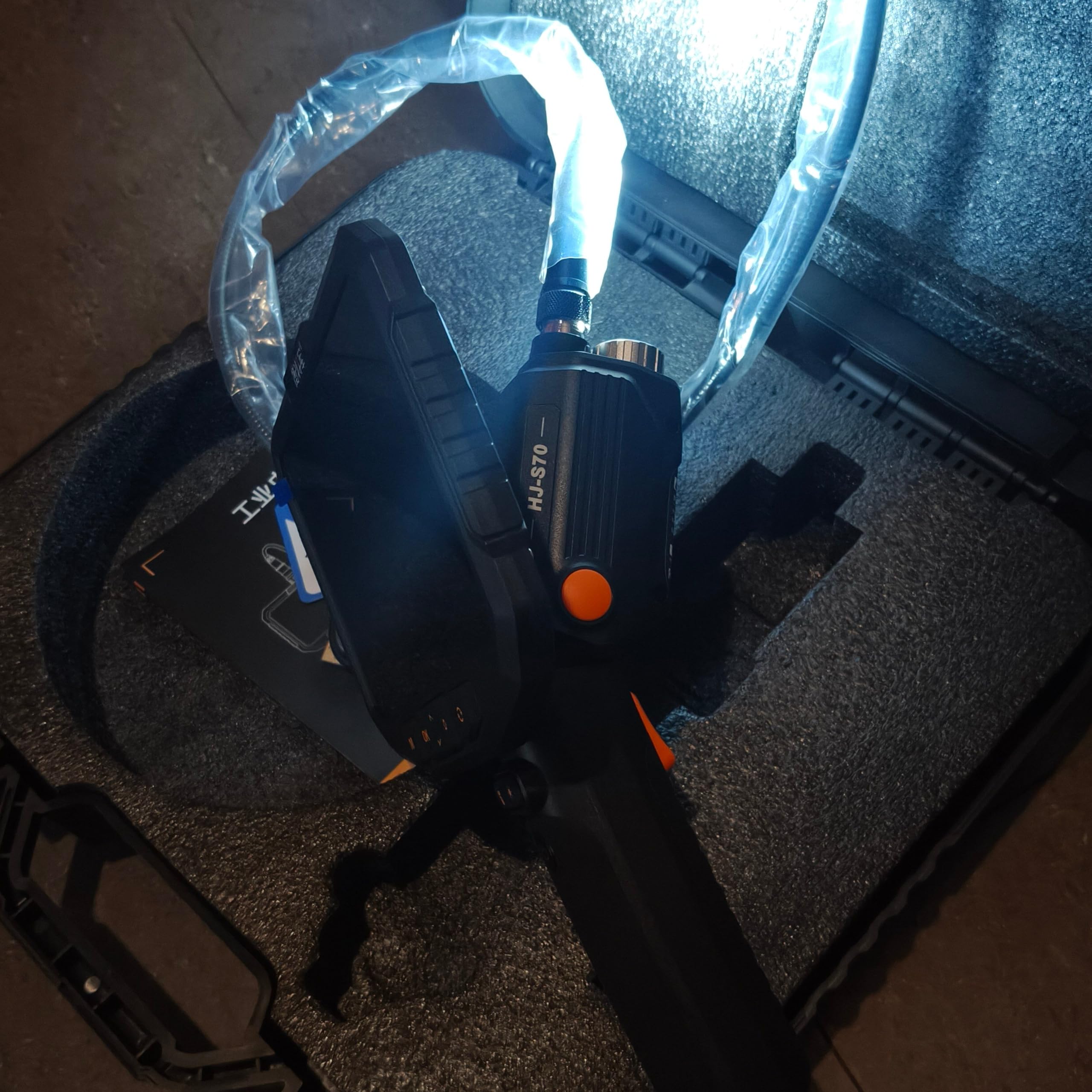 Borescope HJ-S70 Endoscope 5.5mm 5M Single Lens 1080P