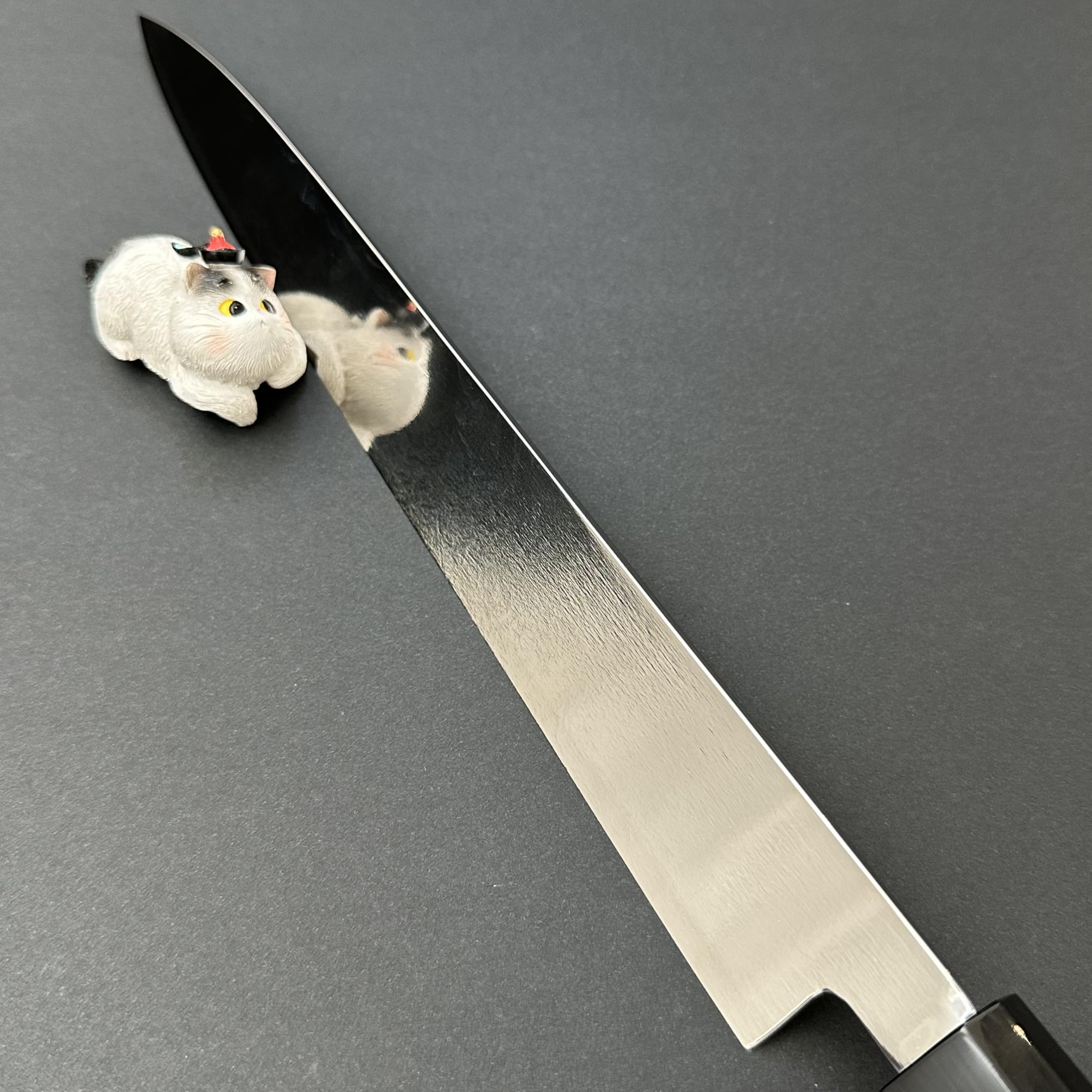 T*p様 【新品】ステン本焼V金10号切付柳刃包丁270mm 黒檀八角柄 新品】ステン本焼V金10号切付柳刃包丁270mm 黒檀八角