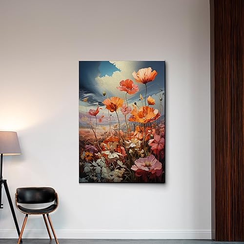 Miniatura 7 de Nature's Abundance, Wild Flowers Landscape Prints, A Captivating Farmhouse Art Celebrating the Beauty of Floral Splendor, Canvas Prints, Wall Decor
