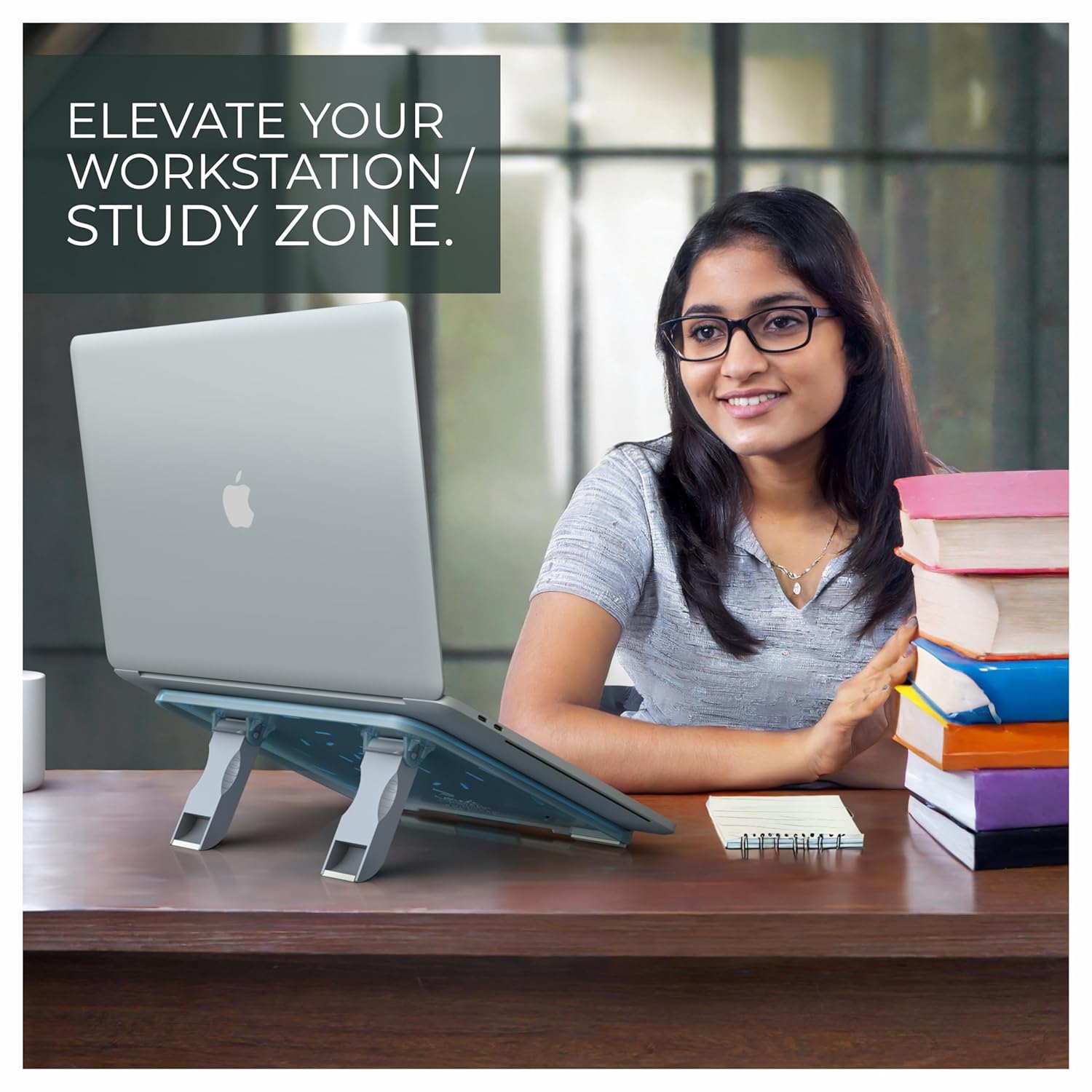 Easyrad Plus and Laptop Stand Combo | Adjustable height reading stand and ergonomic laptop stand | See multi-angle. Perfect for studies, work, and home office. Ideal for preparation for competitive exam Easyrad Plus and Laptop Stand Combo | Adjustable height reading stand and ergonomic laptop stand | See multi-angle. Perfect for studies, work, and home office. Ideal for preparation for competitive exam