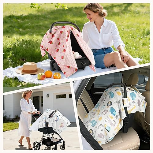 Miniatura 8 de Funda de asiento de automóvil para bebé, fundas de asiento de automóvil para niño y niña, fundas de asiento de automóvil para invierno, cálida y