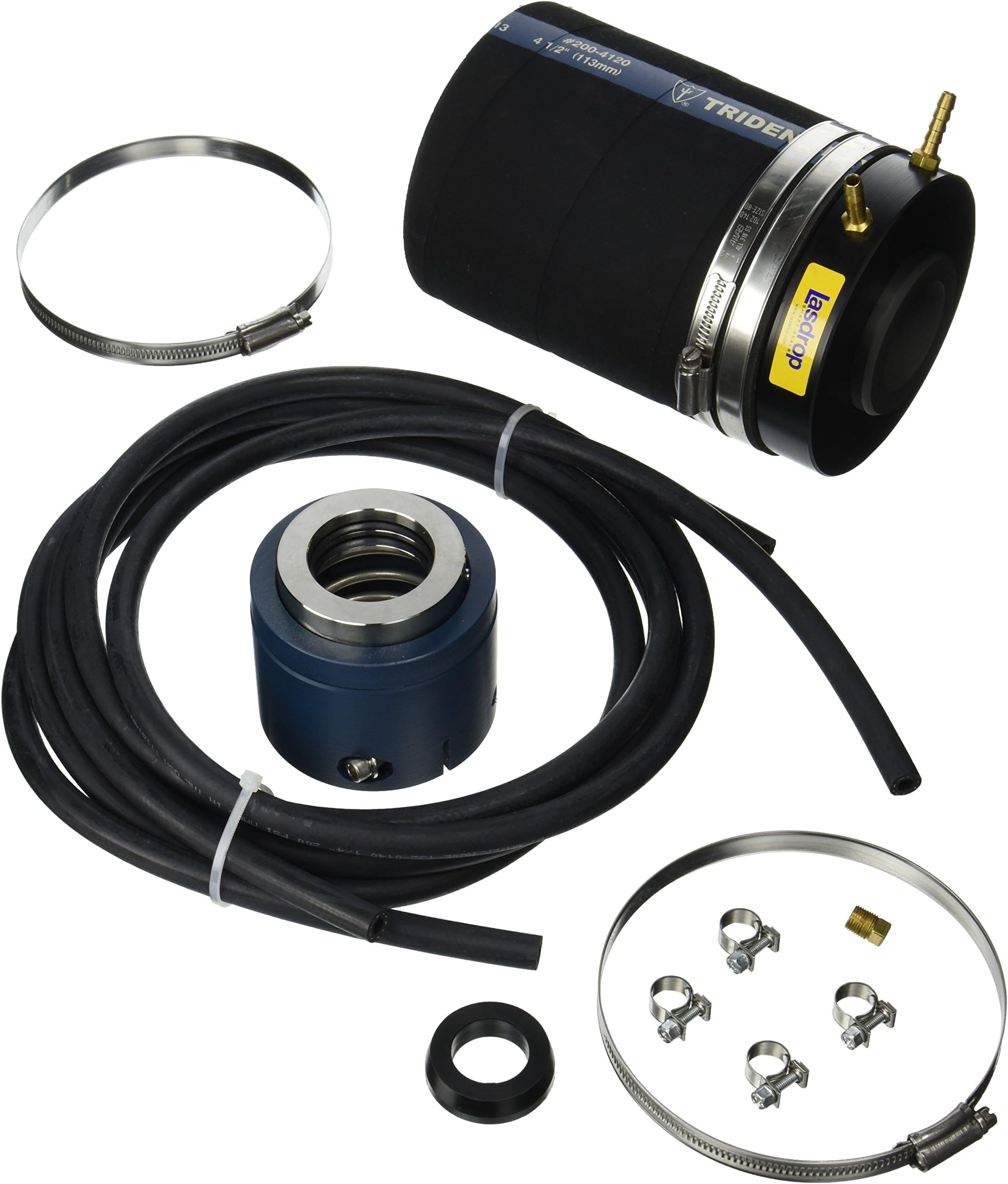 Lasdrop G-134-412 Gen II Dripless Marine Propeller Shaft Seal Kit for 1 3/4" Shaft, Stainless Steel, 4 1/2" Stern Tube