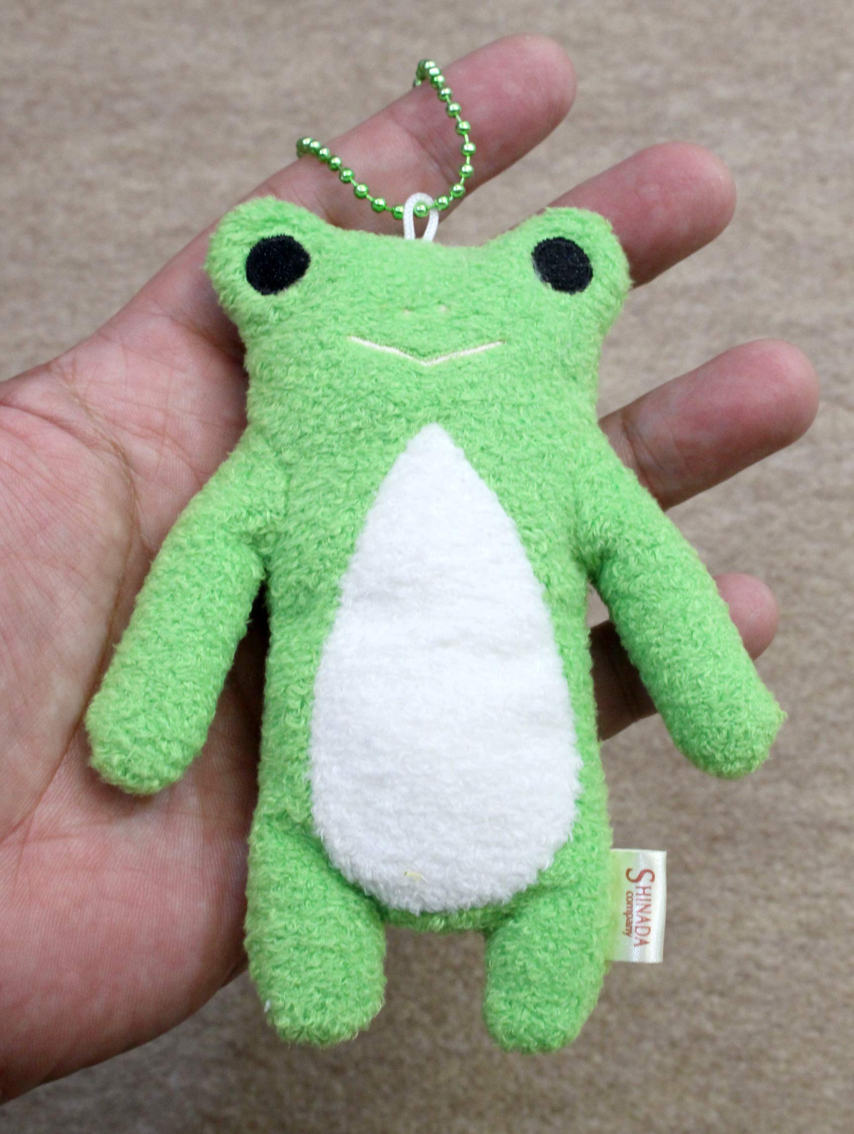 Amazon.co.jp: シナダ フモフモさん マスコット けろーにょ 緑 : 食品