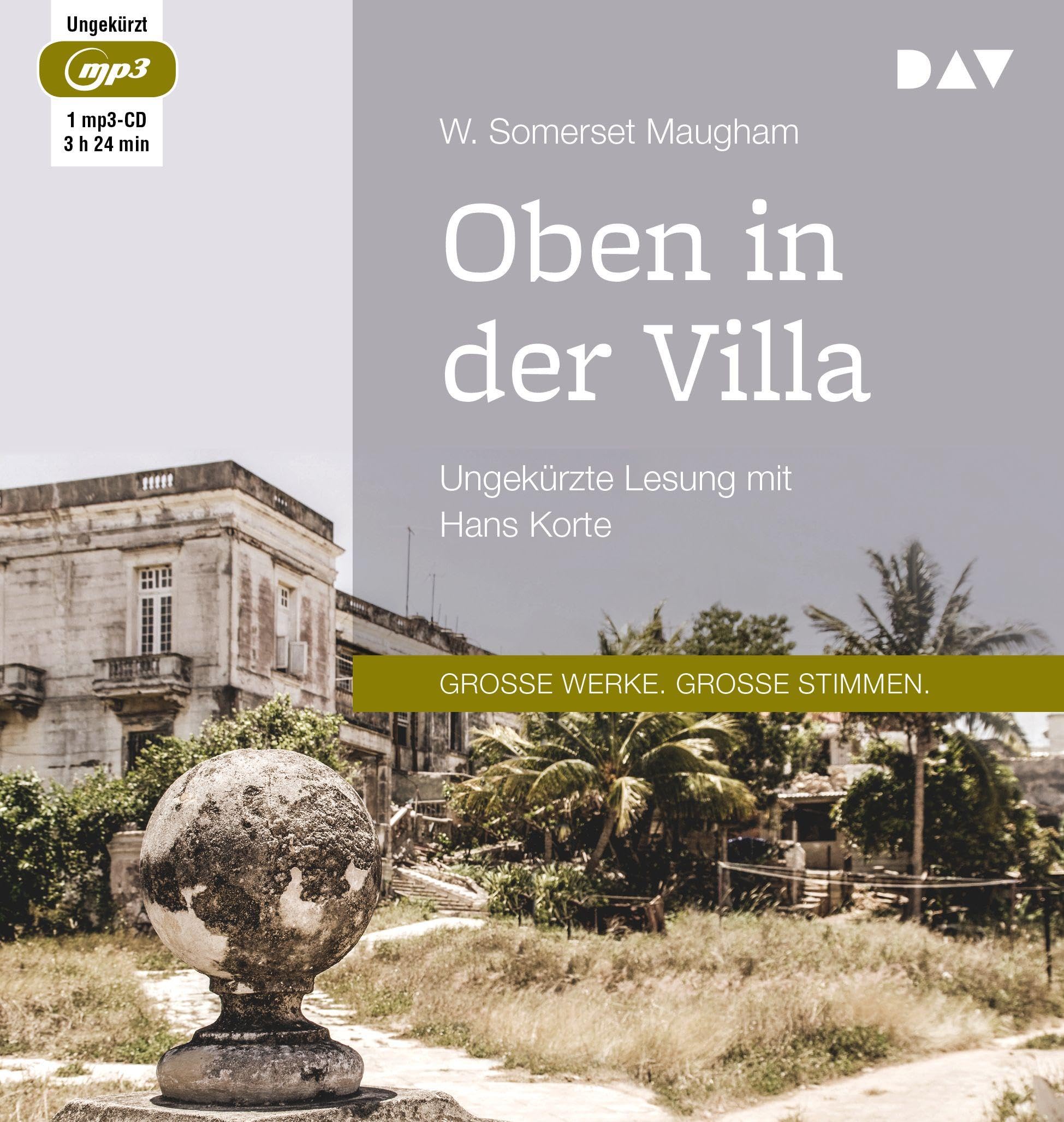 Oben in der Villa: Ungekürzte Lesung mit Hans Korte (1 mp3-CD)