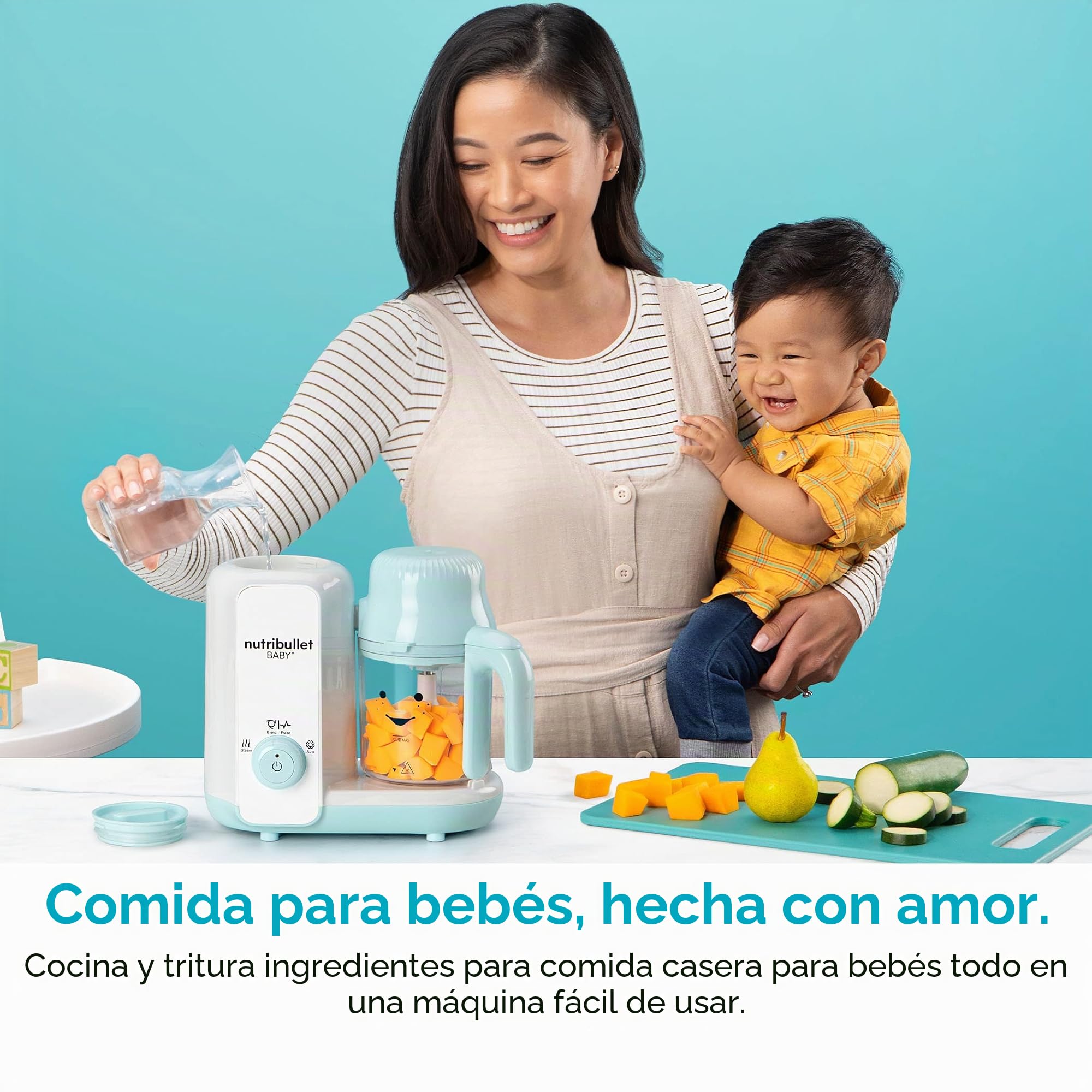 nutribullet Baby Steam + Blend, blanco/azul