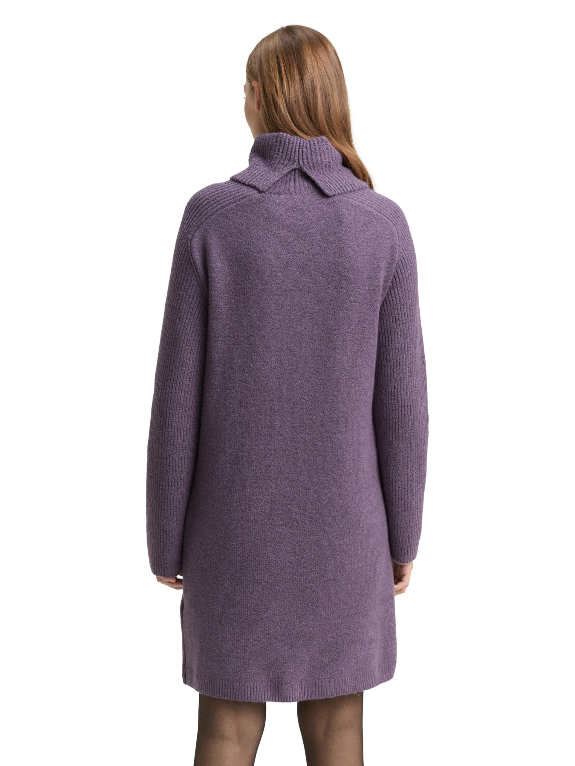 TOM TAILOR Denim Damen 1049064 Mini-Kleid mit Rollkragen