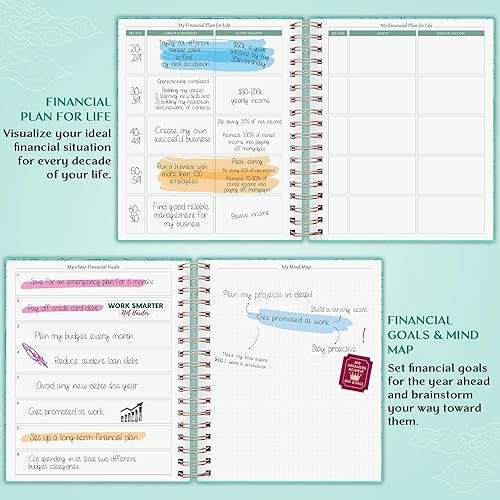 Miniatura 38 de Legend Budget Planner & Monthly Bill Organizer with Pockets – Home Finance & Expense Tracker – Notebook for Household Budgeting (Periwinkle)