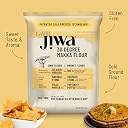 Jiwa 30 Degree Makka Flour | 1 Kg | Patented Cold Pressed Flour | Slow Ground | Makke Ka Atta | Corn Atta | Gluten Free gallery image