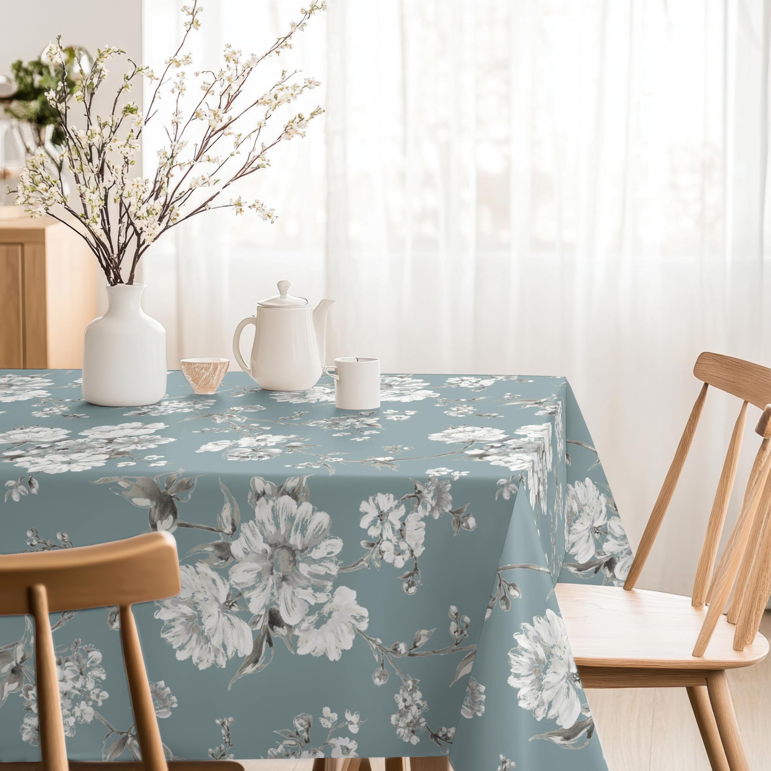 Martina Home Daniela Tablecloth Turquoise 180 x 140 cm