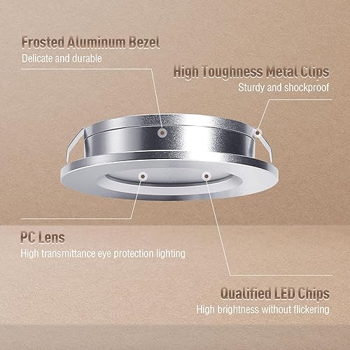 Miniatura 8 de ALOVECO Luces LED para autocaravana, luces LED de 12 V, luces interiores regulables para autocaravana, luces ultrafinas de 4000 K, luces interiores