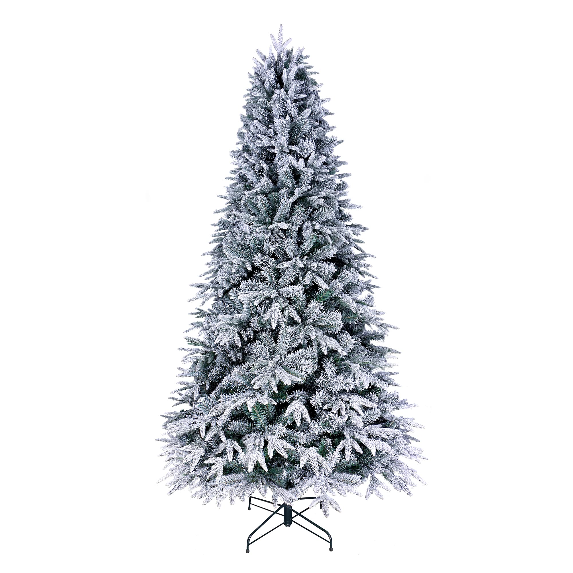 Buy GOLDSTAR Artificial Flocked Christmas Tree 7.5 ft Unlit Beautiful