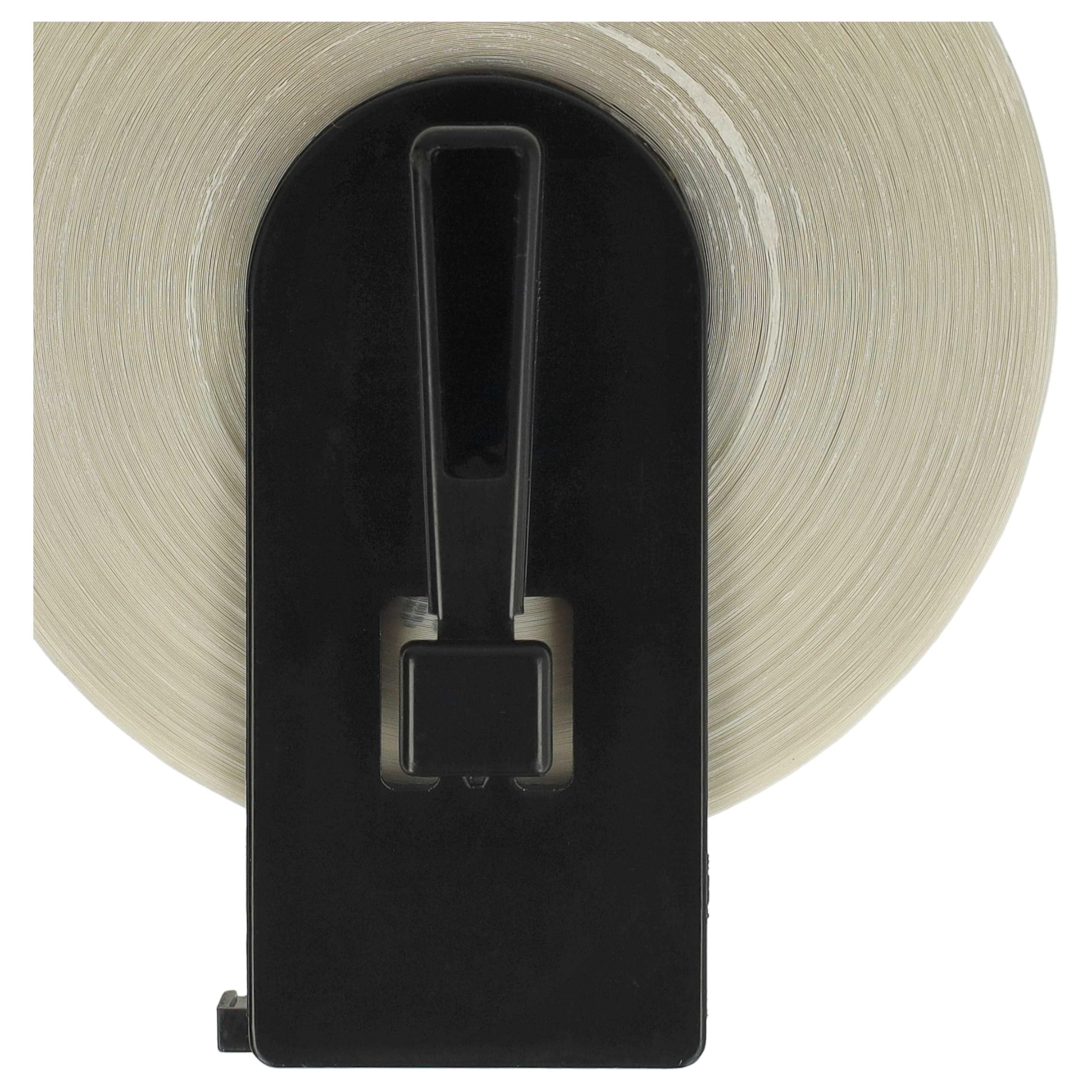 vhbw 5x rotolo etichette con supporto 103mm x 30,48m compatibile con Brother P-Touch QL 1110 NWB, QL 1110 NWBc etichettatrice - autoadesivo