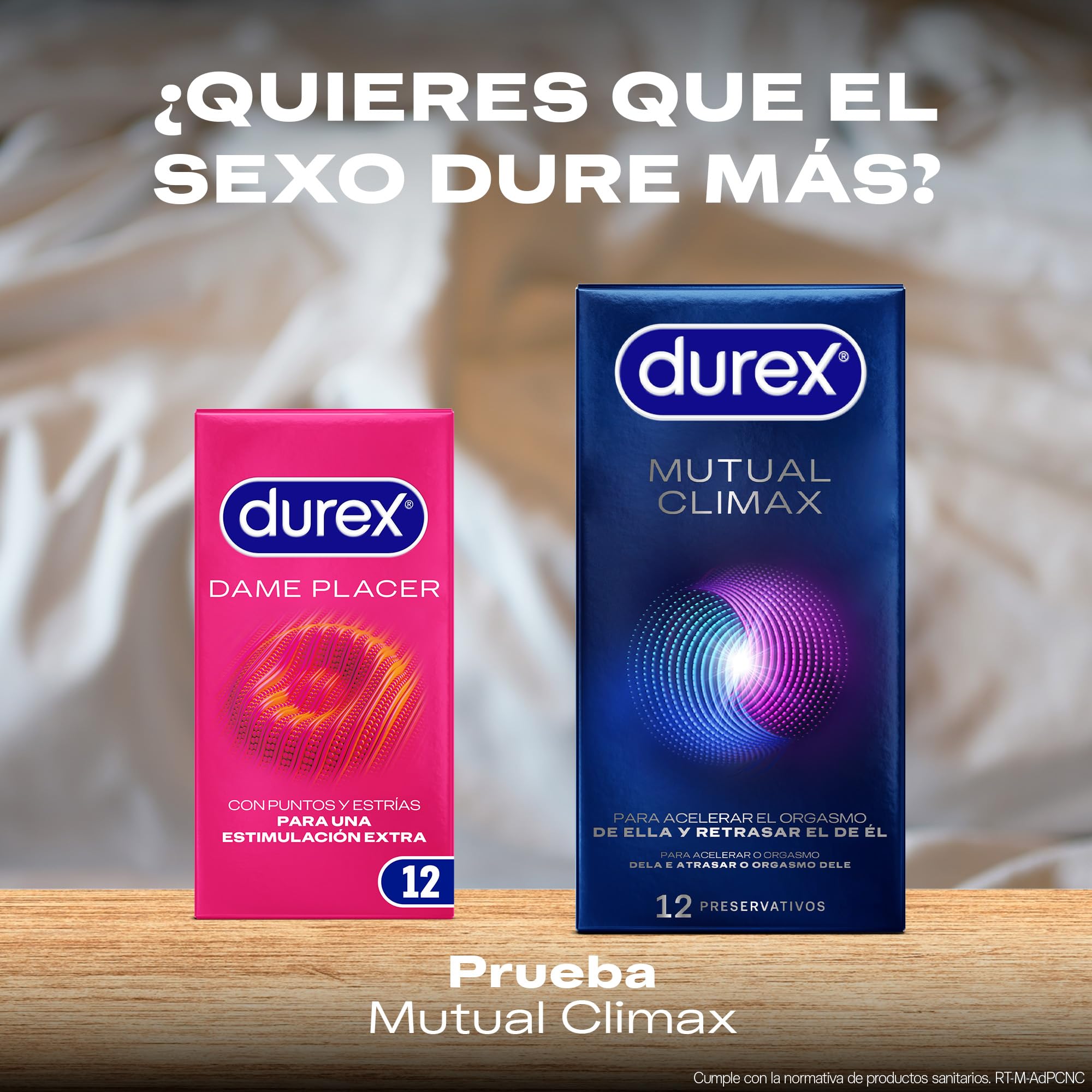 Durex Preservativos Dame Placer, Con Puntos y Estrías, Extra Lubricados,Forma Easy-On, 96 condones