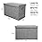 popoly 2 Pack Large Toy Box Chest with Lid, Collapsible Sturdy Toy Storage Organizer Boxes Bins Baskets for Kids, Boys, Girls, Nursery, Playroom, 25x13 x16 (Linen Gray)