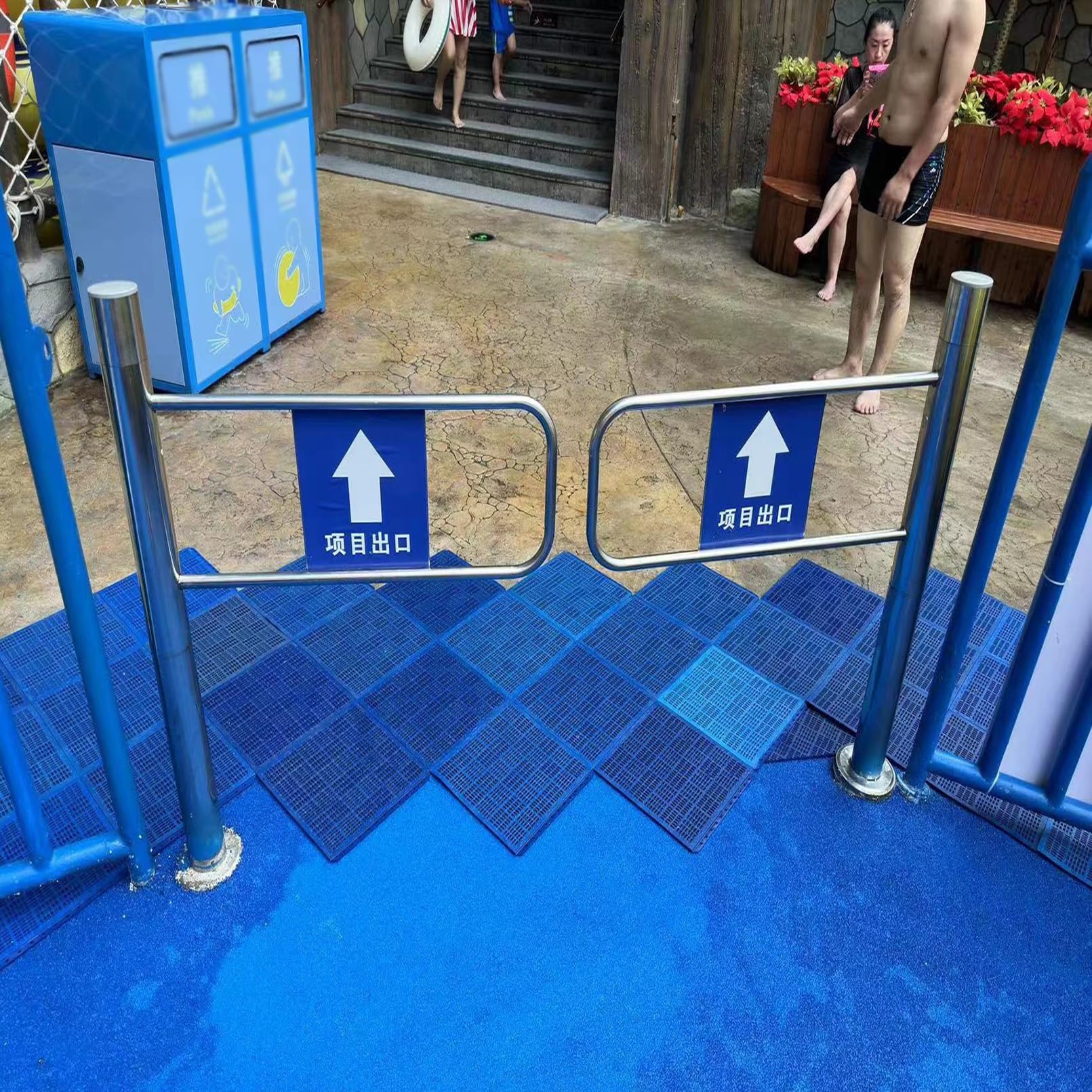 SteelGate - Ingresso girevole per negozi (sinistra, 50 x 100 cm)
