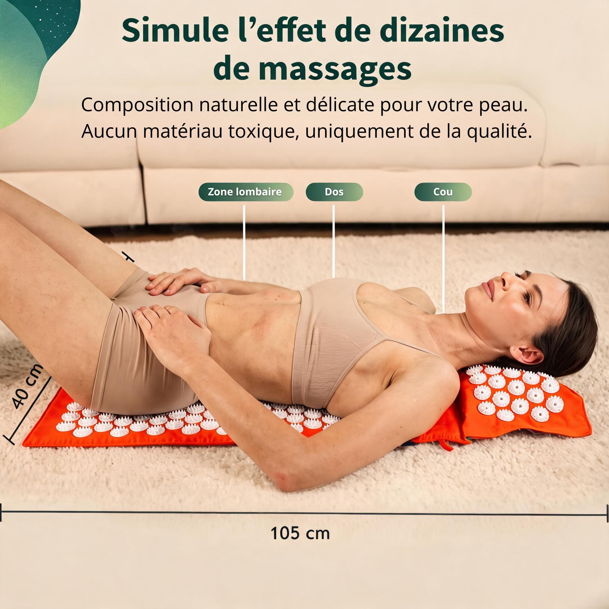 THERMO MAG MYSA DUO Set Acupression avec bio-aimants chauffable! Max Détente! Eco Top #1 EU+TUTORIAL