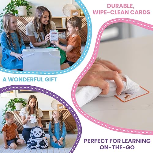 Miniatura 7 de Tarjetas flash de palabras a la vista para jardín de infantes - 220 tarjetas - Palabras de vista para niños pequeños de 2 a 4 años - Tarjetas flash