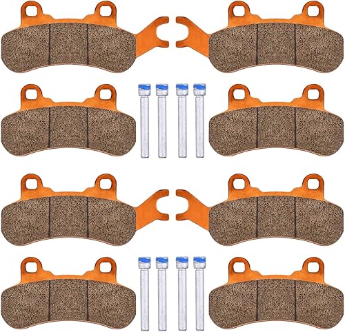 Pastillas de freno para Can-Am Maverick X3 & X3 Max 4x4 XRS DPS Maverick Sport Trail 800 1000 2017-2025, 4 juegos pastillas de freno delanteras y