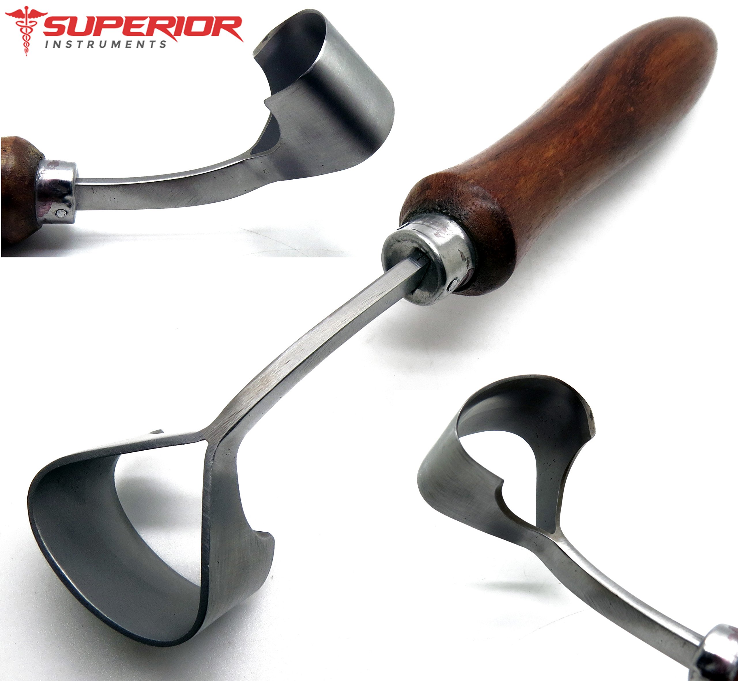 Superior Swiss Hoof Knife 8" Farrier Tools Upgraded Pattern and Quality Instruments