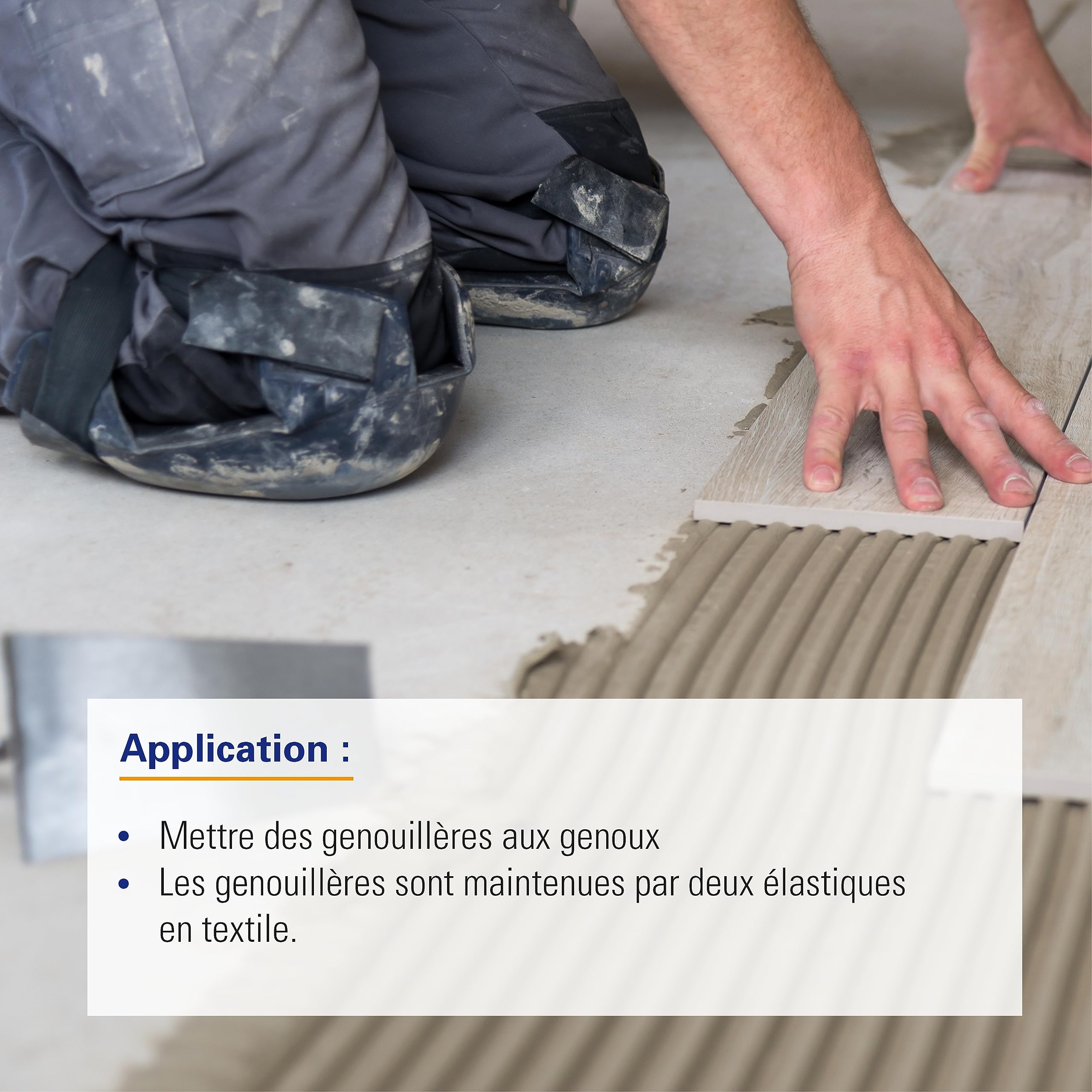 Karl Dahm Genouillères en Forme de Boîte, Noir, 1 Paire I Coussins pour Genoux Souples et Robustes pour Soulager les Genoux I Protection des Genoux Idéales pour les Carreleurs – 10201