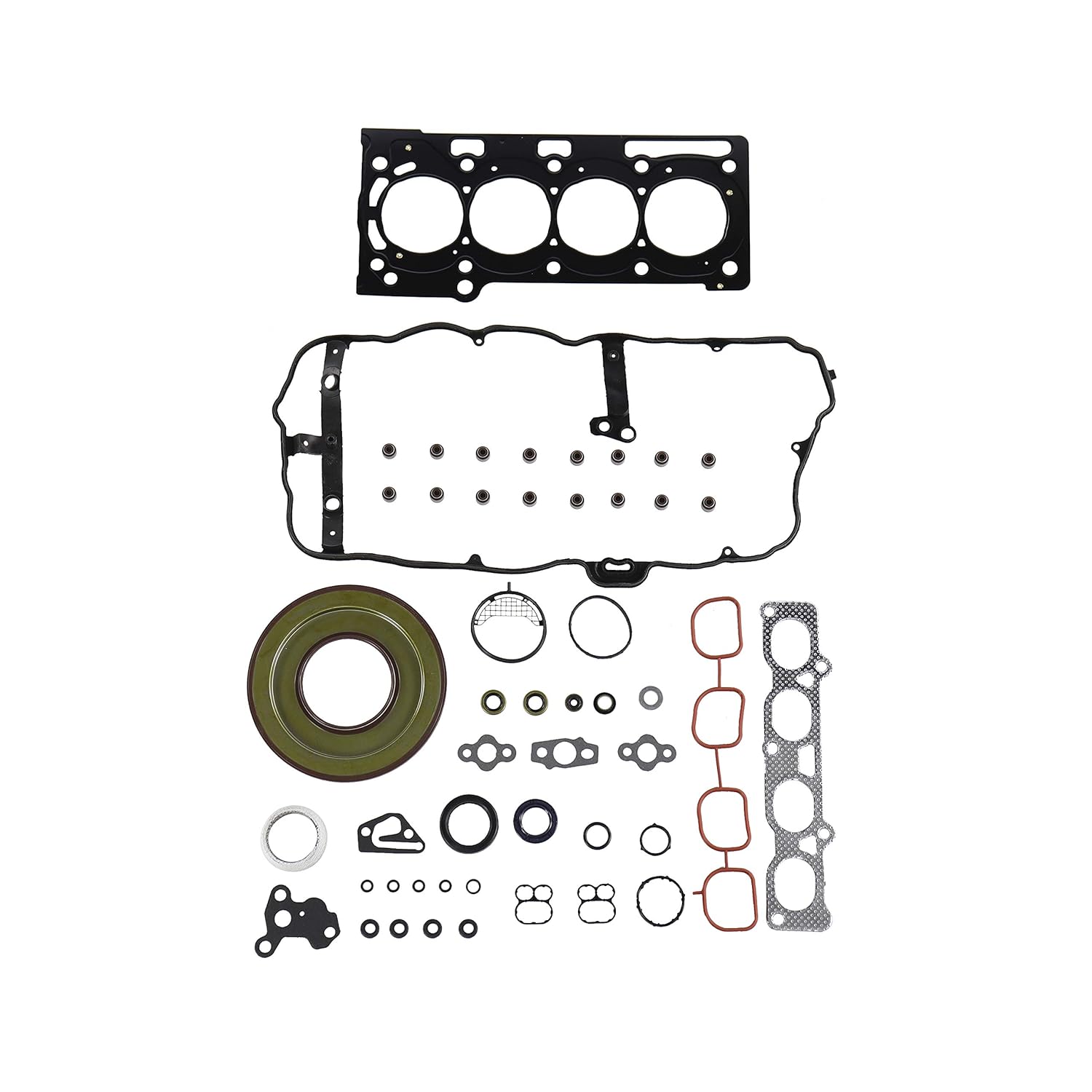 DNJ FGS4244 Full Gasket Set for 2012-2015 Scion iQ 1.3L L4 16V DOHC 1329cc
