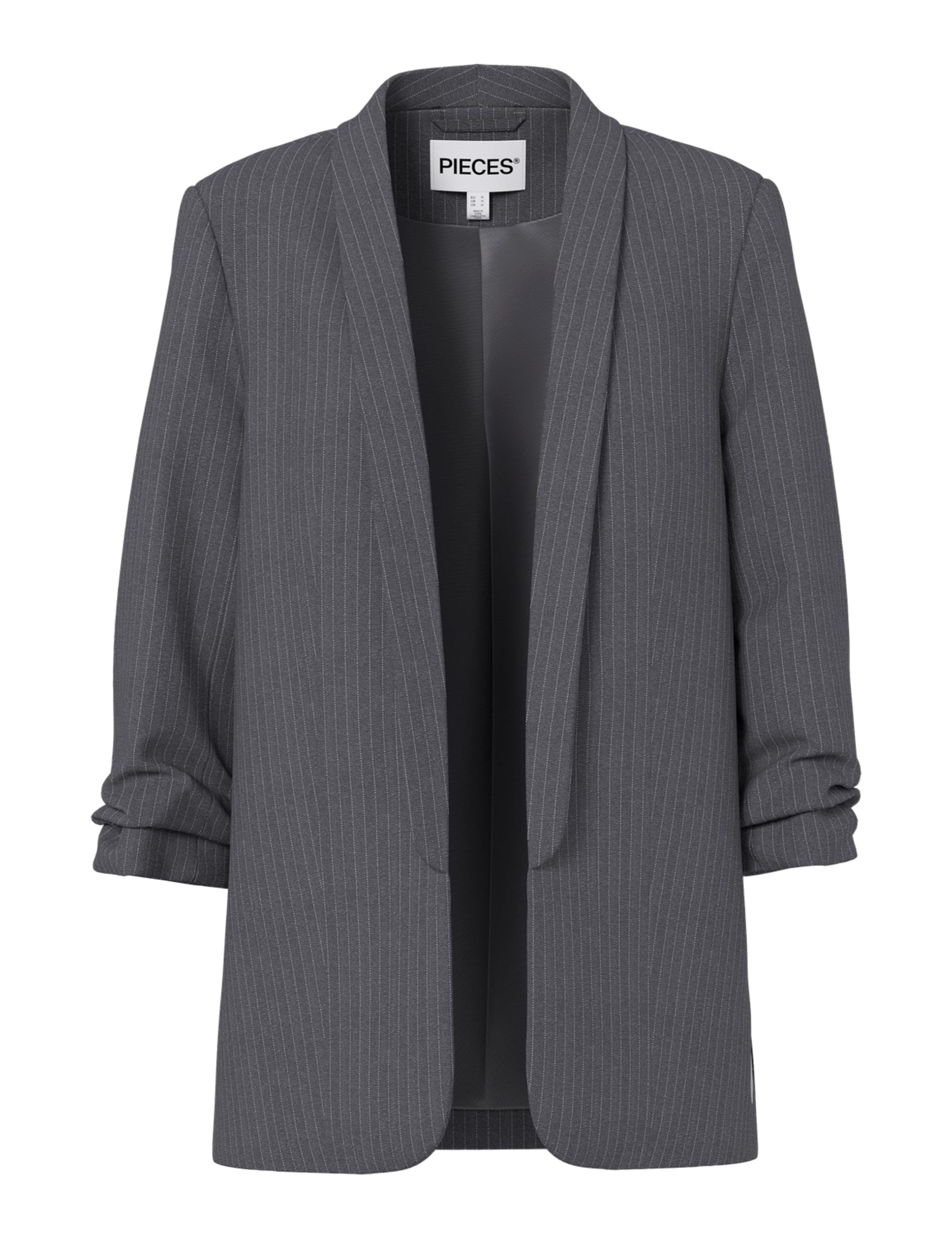 PIECES Female Blazer PCBOSELLA 3/4-ARM NADELSTREIFEN