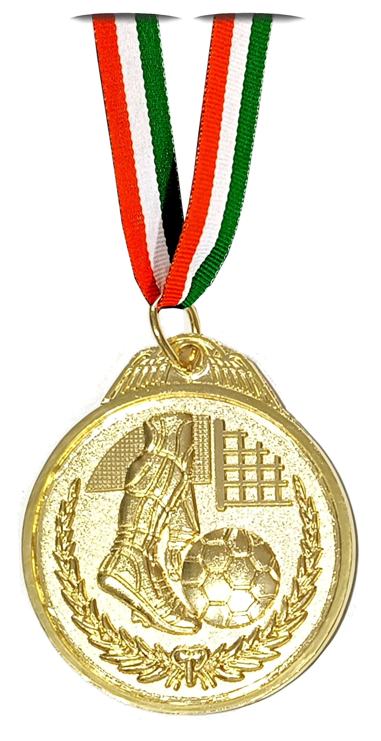 Be Win 3D Football Kick Designed Zinc Medal/Event Medal Size-2.5' Inches Dia (Gold, Set of 3 Pcs)-picture-23