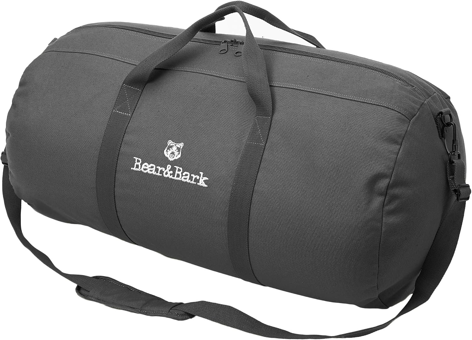 Travel Duffle Bag - Grey 30"x16" - Large Canvas Military and Army Cargo Style Carryall Duffel Tote for Men and Women – Carry On, Gym, Hiking and Storage Shoulder Bag