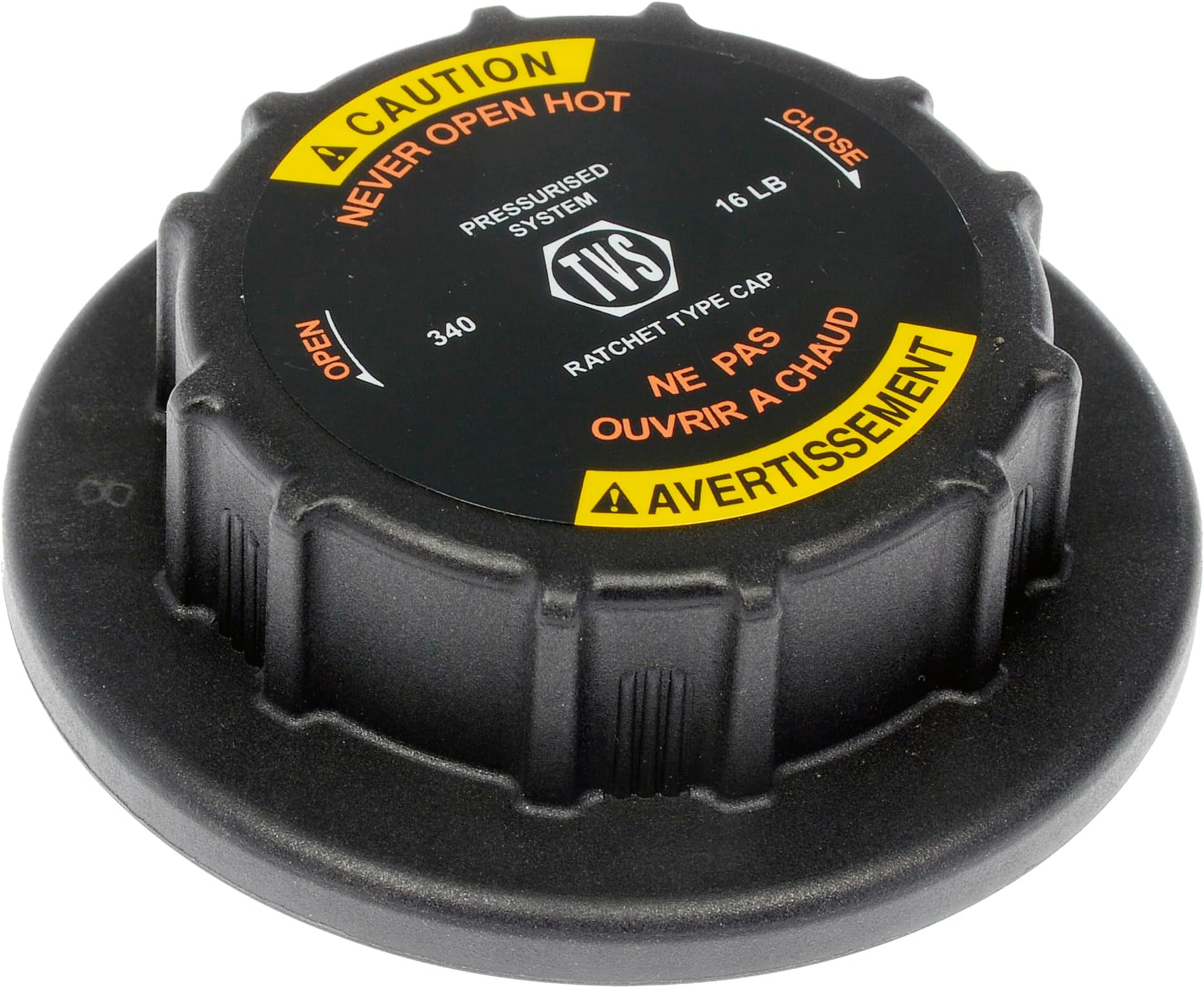 Dorman 54208 Engine Coolant Reservoir Cap for Select Ford/Lincoln/Mercury Models, Black