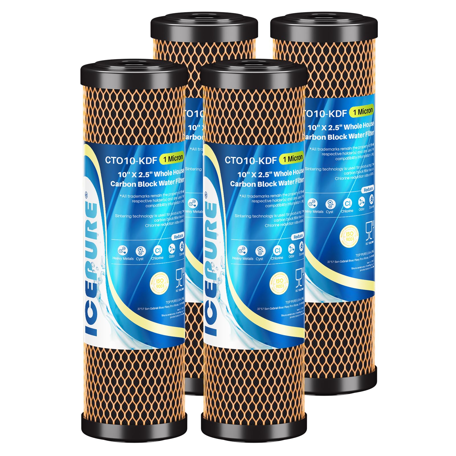 ICEPURE Carbon Water Filter - Whole House Protection -19