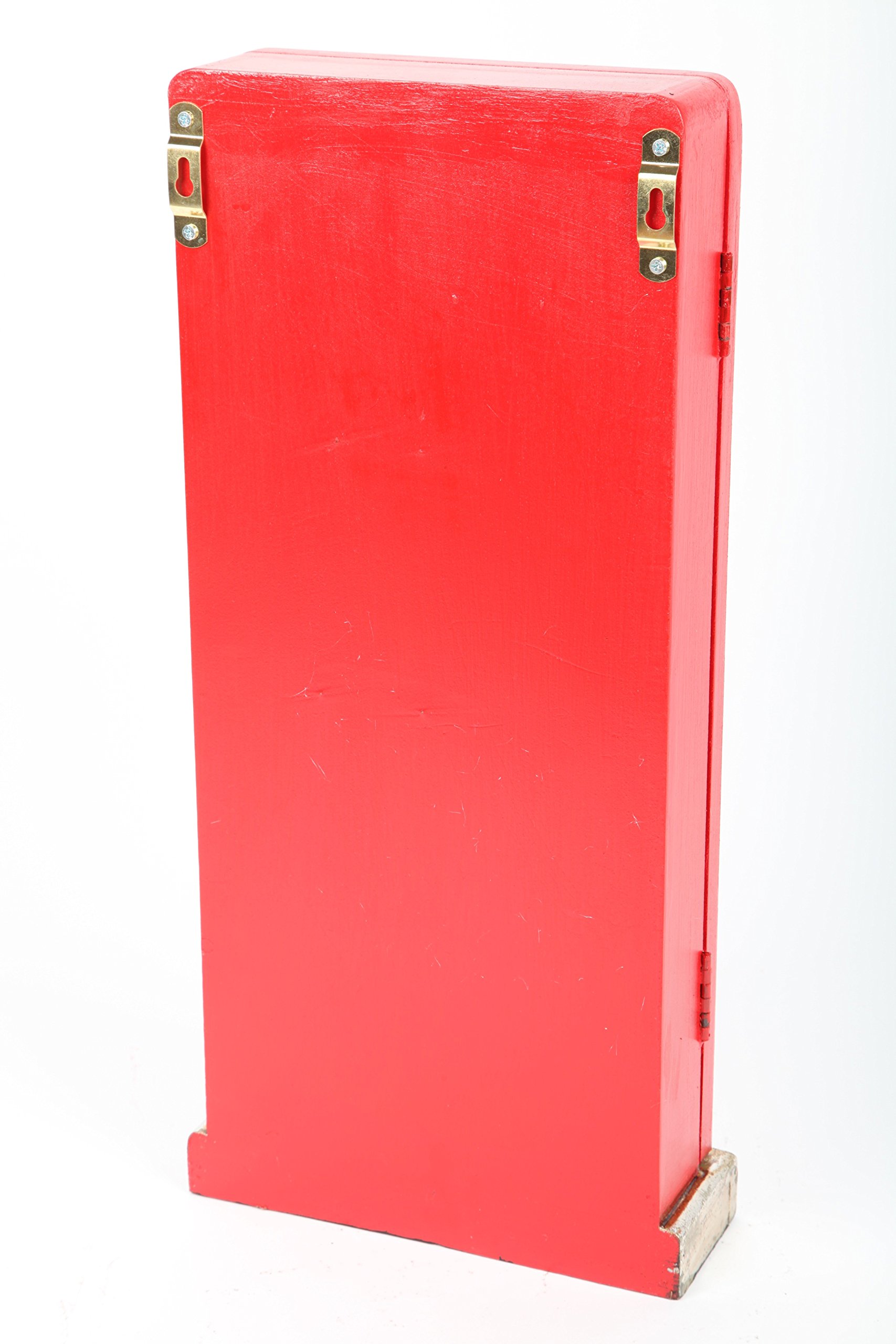 Design-Schlüsselschrank Cold Drinks, Retro, rot, 52cm