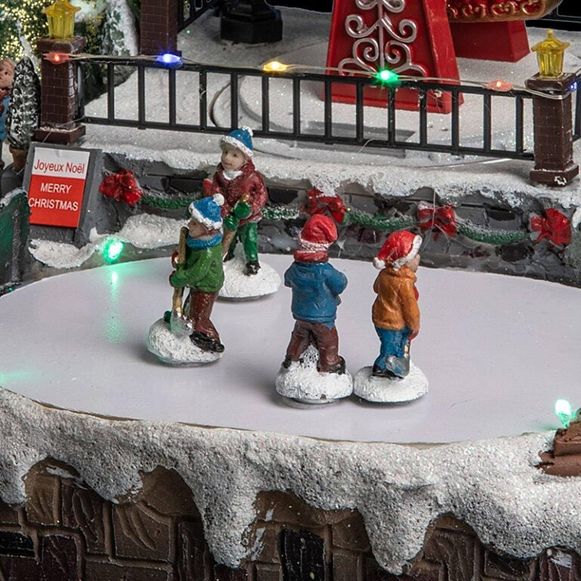Światła Feerie i Christmas Deco Boże Narodzenie diabelskie koło wesołe miasteczko Sektor świetlny animowany