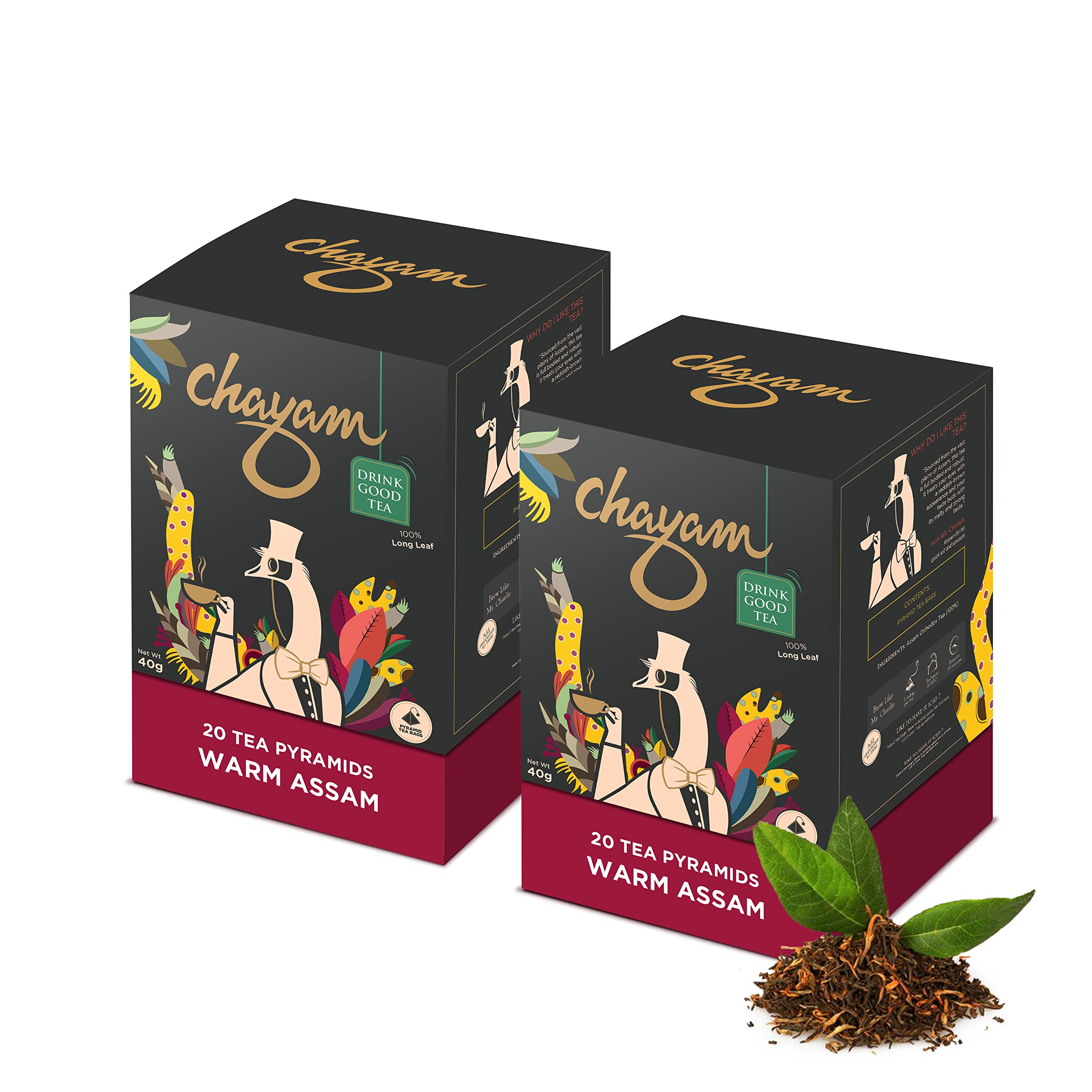 20 Tea Bags (Pack of 2) · Warm Assam
