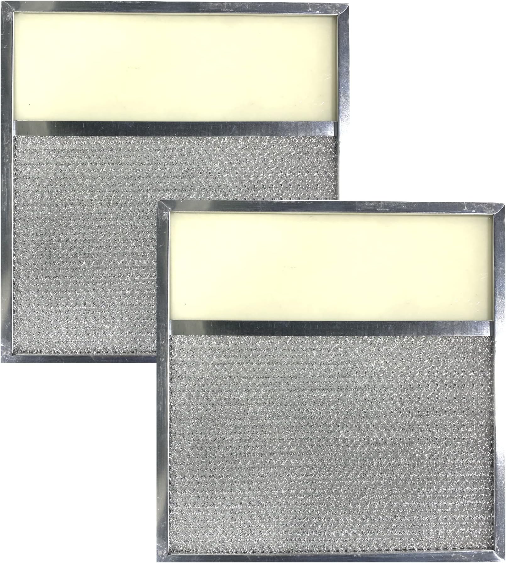 Air Filter Factory Grease Light Lens FIlter 11 x 12 x 3/8 Inches Exact Range Hood Aluminum Mesh Grease Lens Filters 2-Pack
