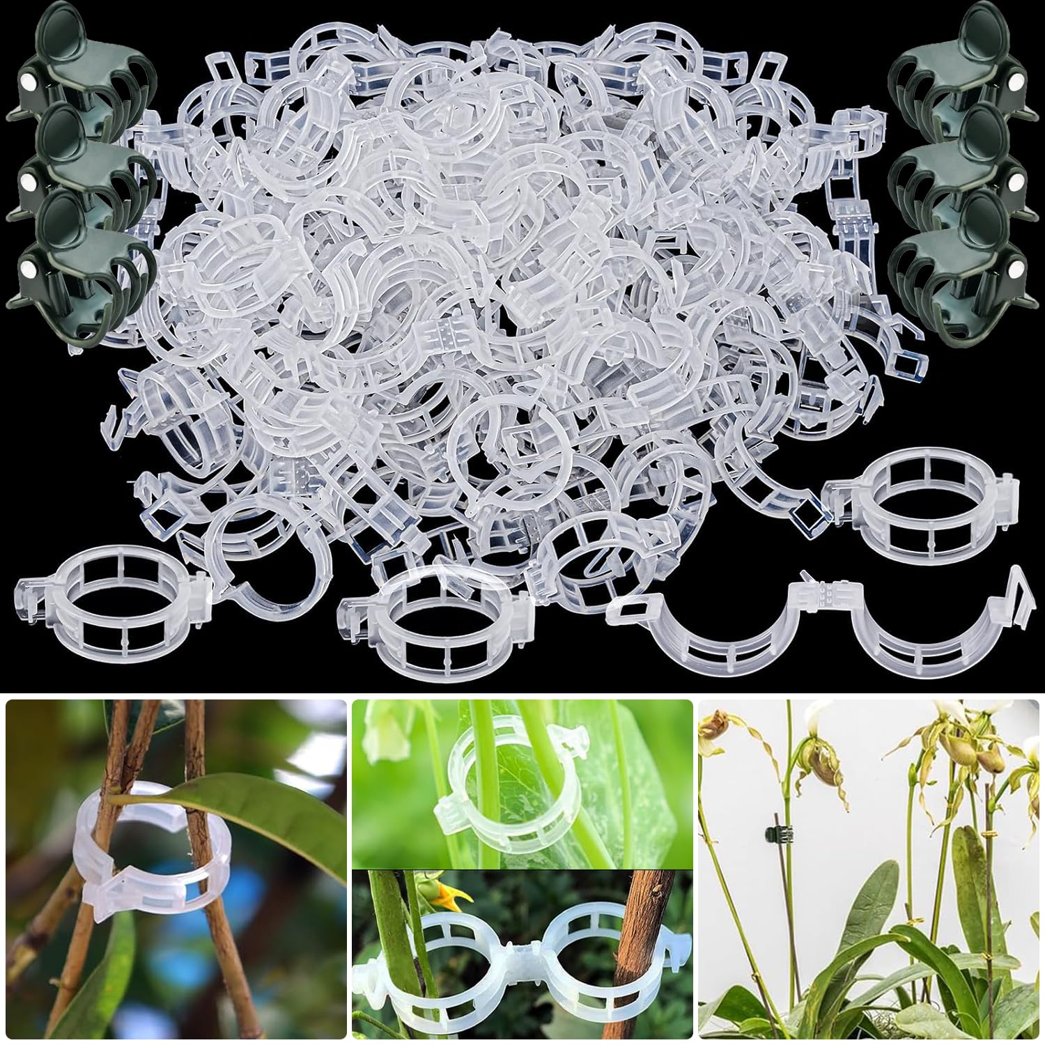 Lot De 200 Attaches Torsadées 20 Cm Revêtues Plastique – Idéales Pour Plantes Grimpantes, Tomates, Jardin Et Serre